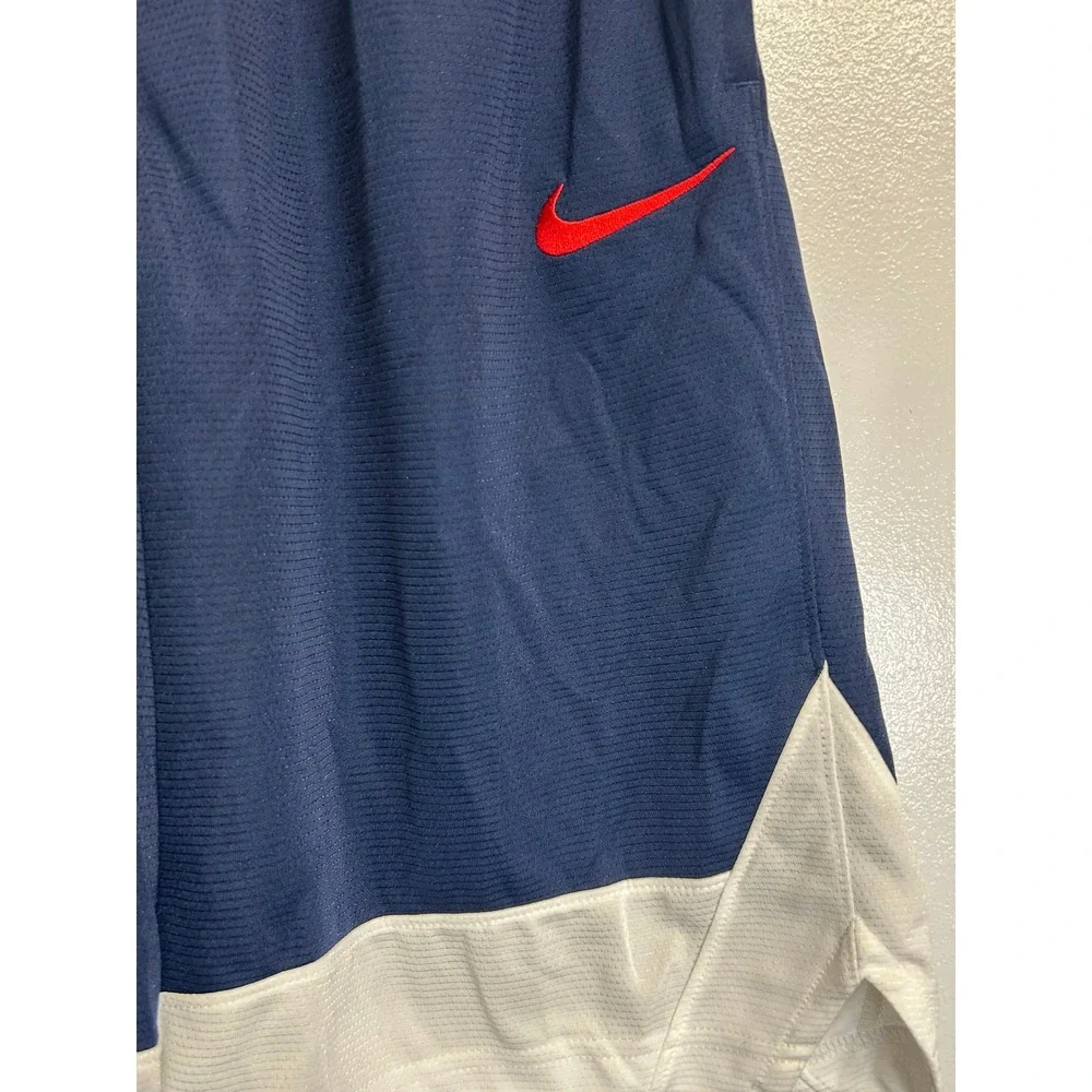 Nike Mens Navy Red White Dri-FIT Basketball Shorts AJ3914-419 NWT Small
